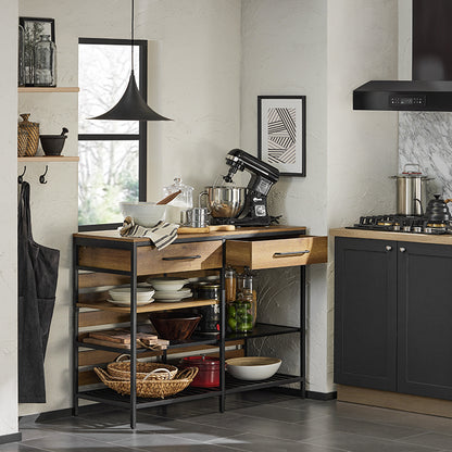 Vorverkauf | SoBuy | Kücheninsel | Küchenregal | Kommode | Bartisch | Vintage | FSB85-PF