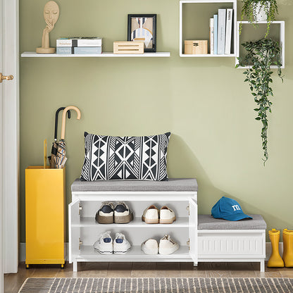 SoBuy | Schuhbank mit Sitzfläche | Schuhkipper | Schuhregal | Kinder Schuhschrank | FSR172-W