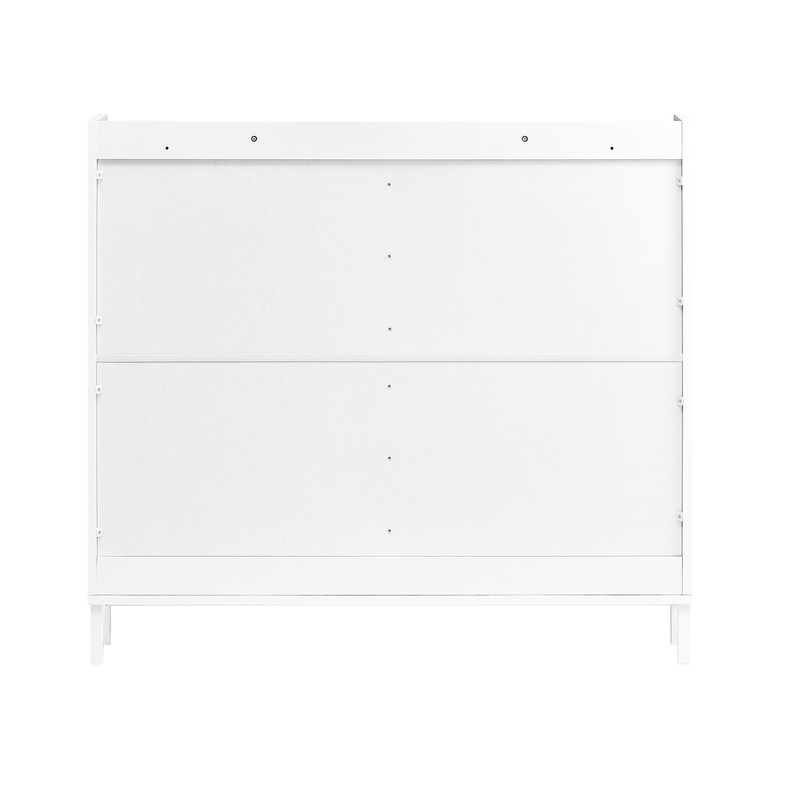 SoBuy | Schuhkipper mit 4 Klappen | Schuhschrank schmal | Weiß | FSR177-L-W