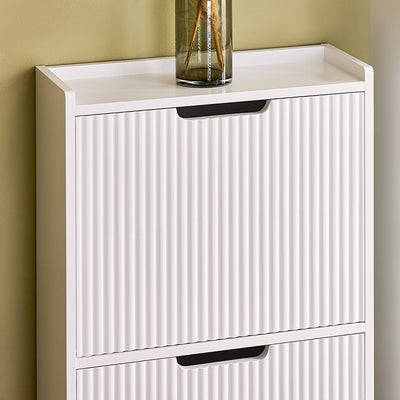 Vorverkauf | SoBuy | Schuhkipper schmal mit 2 Klappen | Weiß | FSR177-W