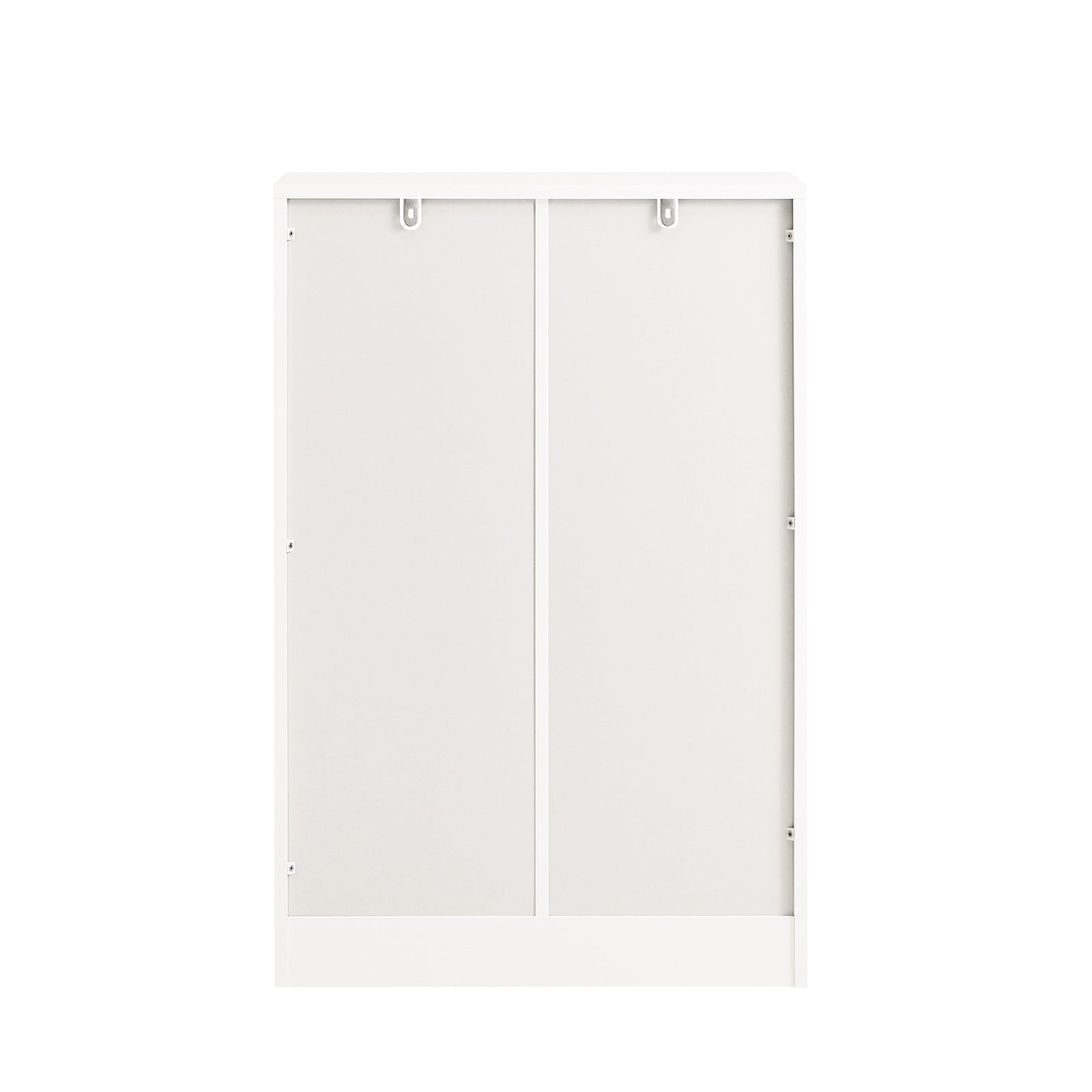 SoBuy | Schuhkipper mit 4 Klappen | Schuhschrank schmal | Schuhregal | Weiß| FSR180-W