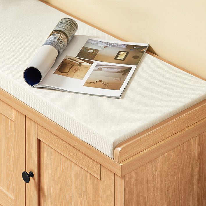 Vorverkauf | SoBuy | Schuhbank mit Sitzfläche | Garderobenbank | Sitzbank | Dielenbank | Natur| FSR188-N