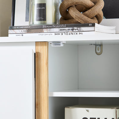 Vorverkauf | SoBuy | Schuhkipper | Schuhschrank mit 3 Klappen | Schuhkommode Weiß | FSR189-WN