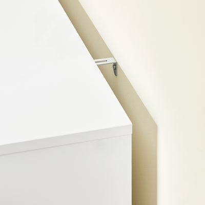 Vorverkauf | SoBuy | Schuhkipper | Schuhschrank mit 3 Klappen | Schuhkommode Weiß | FSR189-WN