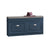 SoBuy | Schuhkipper mit 2 Klappen | Schuhbank mit Schuhfach | Landhausstil Blau | FSR64-B