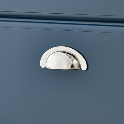 SoBuy | Schuhkipper | Schuhschrank mit 3 Klappen | Schuhkommode Blau | FSR94-B