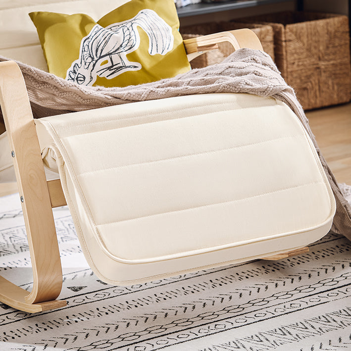 SoBuy | Schaukelstuhl | Stillstuhl  | Schwingsessel | Weiß | FST16-W