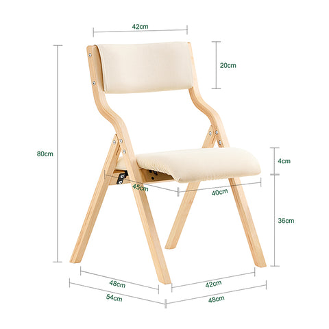 Sobuy | Skládací židle | Kitchenstuh L stolní židle děti | Bílá | FST40-W