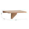 Sobuy | Skládací kuchyně zeď | Skládací stěna stolu | Nástěnný stůl bílý | FWT03-W