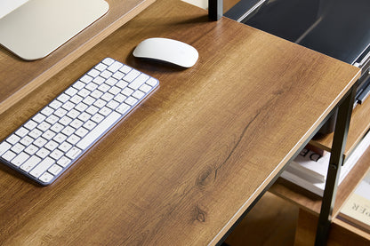 SoBuy | Schreibtisch | Computertisch | Bürotisch Homeoffice | Eckschreibtisch | Industrie-Design | FWT103-PF