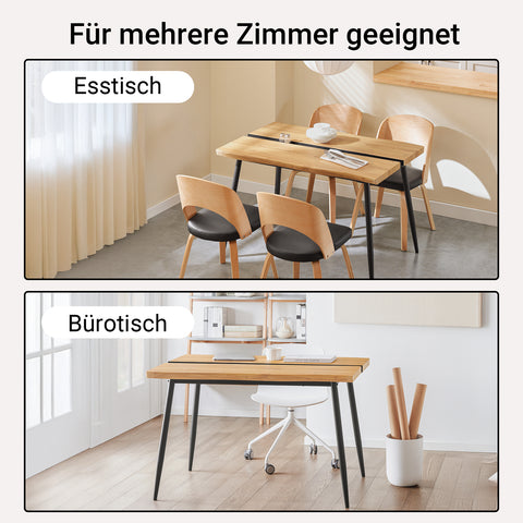 SoBuy | Esstisch | Küchentisch | Esszimmertisch für 4 Personen | Schreibtisch | FWT110-N