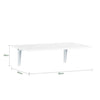 Sobuy | Skládací stůl zeď | Skládací stěna stolu | Nástěnný stůl bílý | FWT21-W