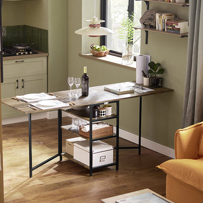 SoBuy | klappbarer Esstisch | Küchentisch | Holztisch | Klapptisch | FWT62-N