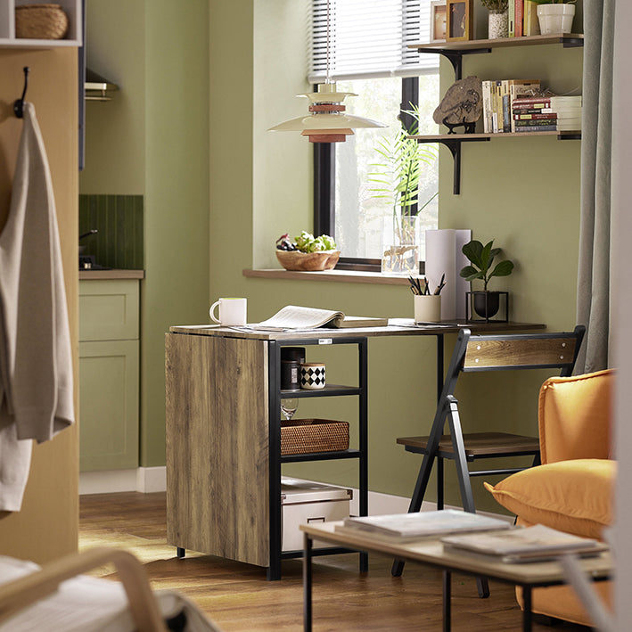 SoBuy | klappbarer Esstisch | Küchentisch | Holztisch | Klapptisch | FWT62-N