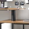 SoBuy | Schreibtisch | Computertisch | Bürotisch Homeoffice | 360 Grad drehbarer Bartisch | FWT93-F