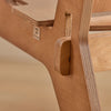 SoBuy | Stuhl mit Zapfenverbindungen | Küchenstuhl | Kinderstuhl | Stühlchen mit Rücklehne | Braun | HFST02-BR