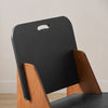 SoBuy | Stuhl mit Zapfenverbindungen | Küchenstuhl | Kinderstuhl | Stühlchen mit Rücklehne | Schwarz-Braun | HFST03-SCH