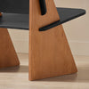 SoBuy | Stuhl mit Zapfenverbindungen | Küchenstuhl | Kinderstuhl | Stühlchen mit Rücklehne | Schwarz-Braun | HFST03-SCH