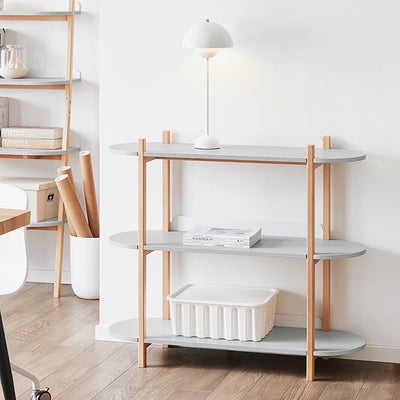 SoBuy | Konsolentisch | Flurtisch | Sideboard | Beistelltisch | Hellgrau | HSTR01-H-HG