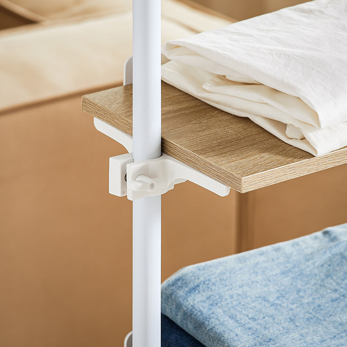 SoBuy | Teleskopstange Kleiderständer | Verstellbares Garderobenständer | KLS14-WN