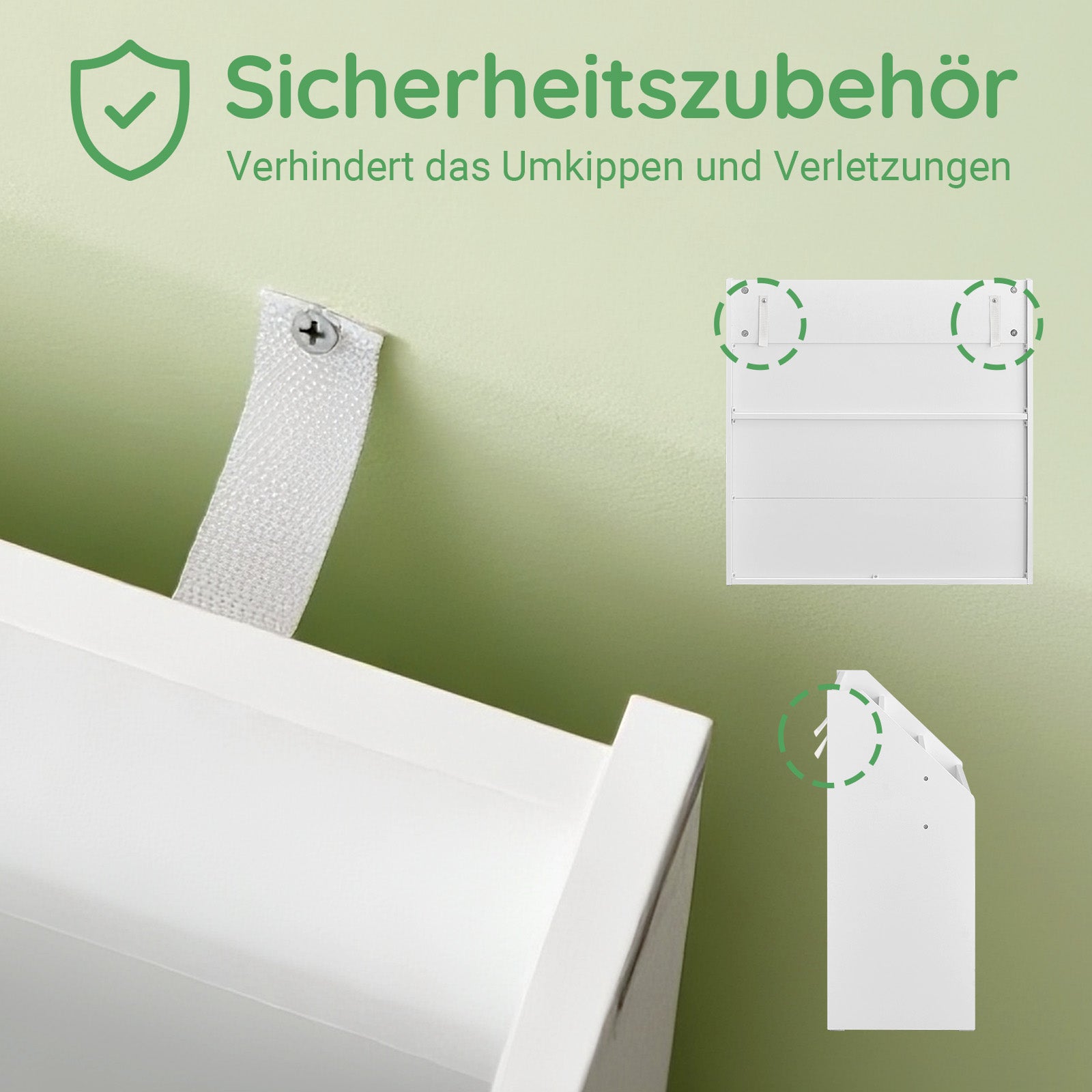 SoBuy | Kinderbücherregal | Zeitungsständer Kinderzimmer | Aufbewahrungsregal Weiß | KMB01-II-W