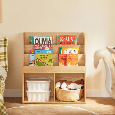 Vorverkauf | SoBuy | Kinderregal | Zeitungsständer | Aufbewahrungsregal | für Kinder | KMB01-N