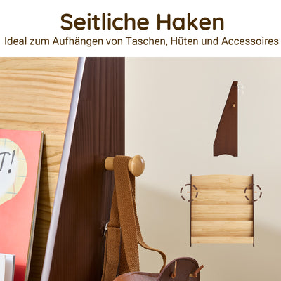 SoBuy | Kinderbücherregal | Zeitungsständer | Aufbewahrungsregal für Kinder | Natur | KMB32-N