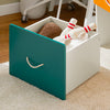 SoBuy | Spielzeugtruhe | Spielzeugkiste mit Deckel | Aufbewahrungsbox für Kinder | Bunt | KMB72-W