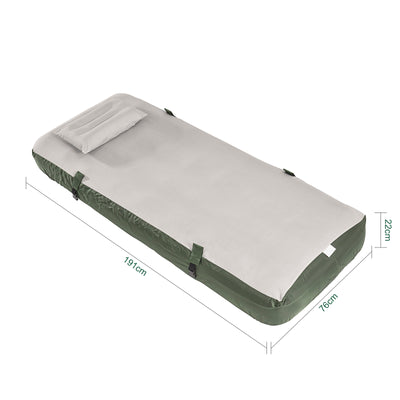SoBuy | Feldbett 1 Person Grün 191x22x76cm für Campingzelt Outdoor | OGS32-II-GR-P01