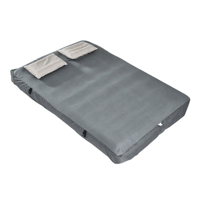 SoBuy | Feldbett 2 Person 191x22x137 cm für Campingzelt Outdoor | Grau OGS32-II-L-HG-P01