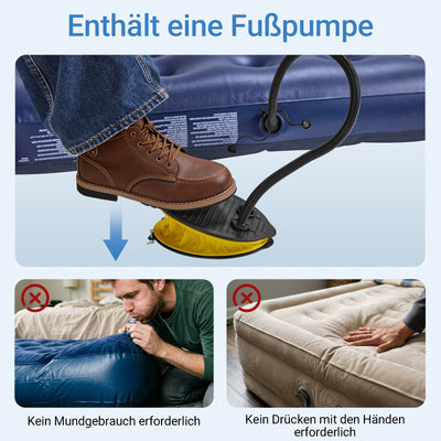 SoBuy | Feldbett 2 Person Grün 191x22x137 cm für Campingzelt Outdoor | OGS32-II-L-GR-P01