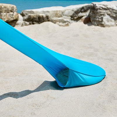 sonnensegel beach SoBuy | Lycra Strandzelt mit 2 Alu-Stangen | Sonnensegel