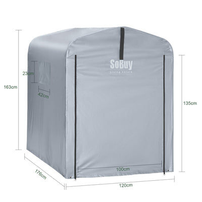 Vorverkauf | SoBuy | Robustes Ersatzdach | für SoBuy KLS11 | 120x176x163cm | SDA11-SIL