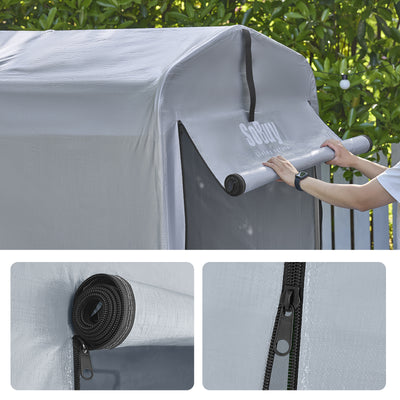 Vorverkauf | SoBuy | Robustes Ersatzdach | für SoBuy KLS11-L | 159x219x165cm | SDA12-SIL