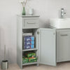 SoBuy | Badschrank | Hellgrau | BZR11-HG