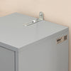 Sobuy | Koupelna vysoká skříňka Koupelnová skříňka | Koupelnové police světle šedá | BZR34-HG