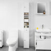 Sobuy | Koupelna vysoká skříňka Koupelnová skříňka | Koupelna bílá | BZR34-W