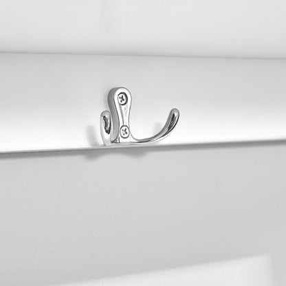 SoBuy | Wandgarderobe | Hängeregal | Flurgarderobe Weiß | FHK19-W