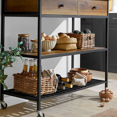 SoBuy | Küchenwagen | Sideboard | Servierwagen | Flurschrank | FKW112-PF