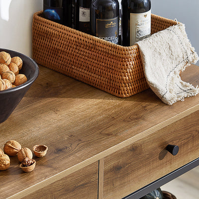 SoBuy | Küchenwagen | Sideboard | Servierwagen | Flurschrank | FKW112-PF