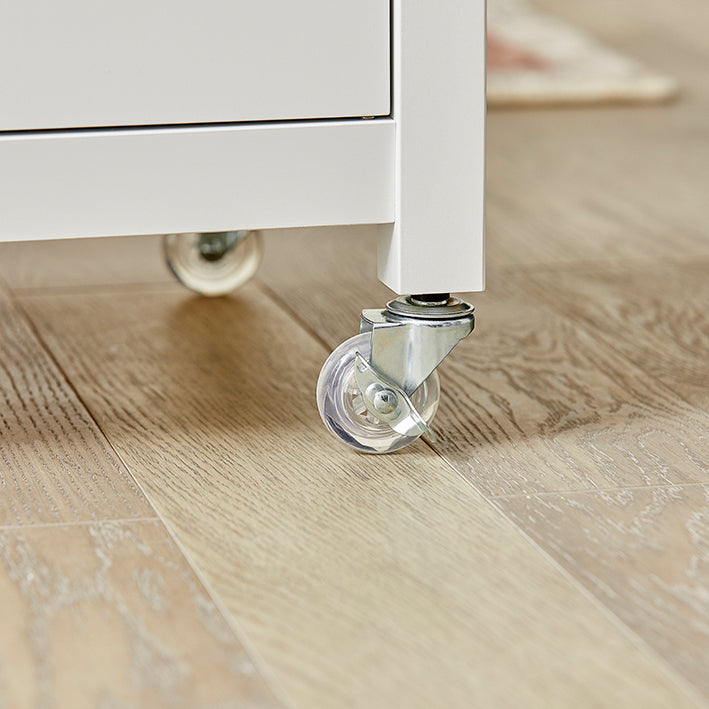 SoBuy | Servierwagen | Rollwagen | Küchenwagen Weiß | FKW46-WN