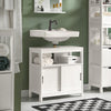 Sobuy | Umyvadlo bílé | Koupelnová skříňka | Koupelní nábytek venkovský dům | FRG128-W