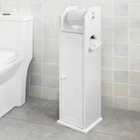 Sobuy | Držák toaletního papíru | Skladování toaletního papíru | Koupelna bílá | FRG135-W