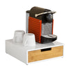 Sobuy | Kávová kapsle krabice | Úložný box | Schubladenbox Bamboo | FRG179 WN