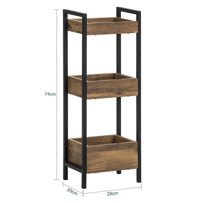 Vorverkauf | SoBuy | Badregal Vintage | kleines Regal | Aufbewahrungsregal | FRG226-F