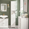 Sobuy | Koupelna vysoká skříňka Koupelnová skříňka | Koupelna bílá | FRG236-W