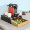 SoBuy | Kaffeekapsel Box | Kapselspender | Schubladenbox Schwarz | FRG280-SCH