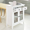 SoBuy | Sideboard Küche | Küchenschrank | Konsolentisch Weiß | FSB05-W