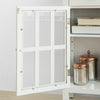 SoBuy | Sideboard | Küchenschrank mit Schublade und Türen | Flurschrank weiß | FSB23-W