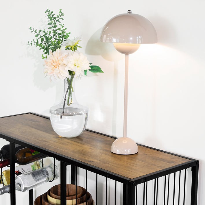 SoBuy | Konsolentisch mit Metallrahmen | Flurtisch | Sideboard | FSB56-F